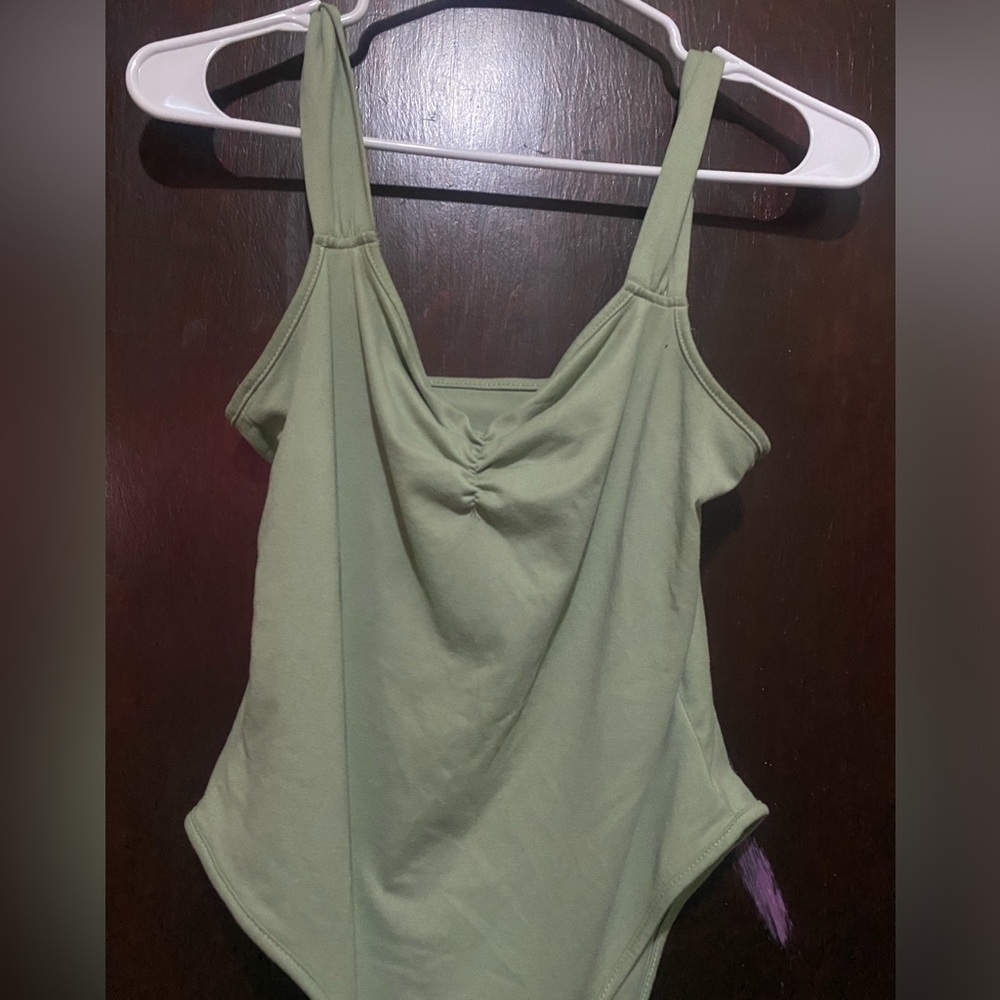 Green pretty bodysuit